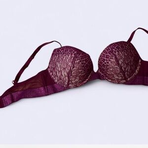 Victoria's Secret Lace Bra - Deep Burgundy
